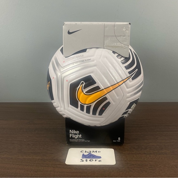 Nike Other - Nike Flight Soccer Ball ACC Premier League White Black Yellow CW5488-100 Size 5